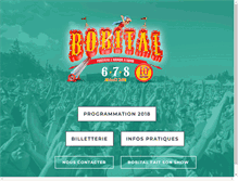 Tablet Screenshot of bobital-festival.fr